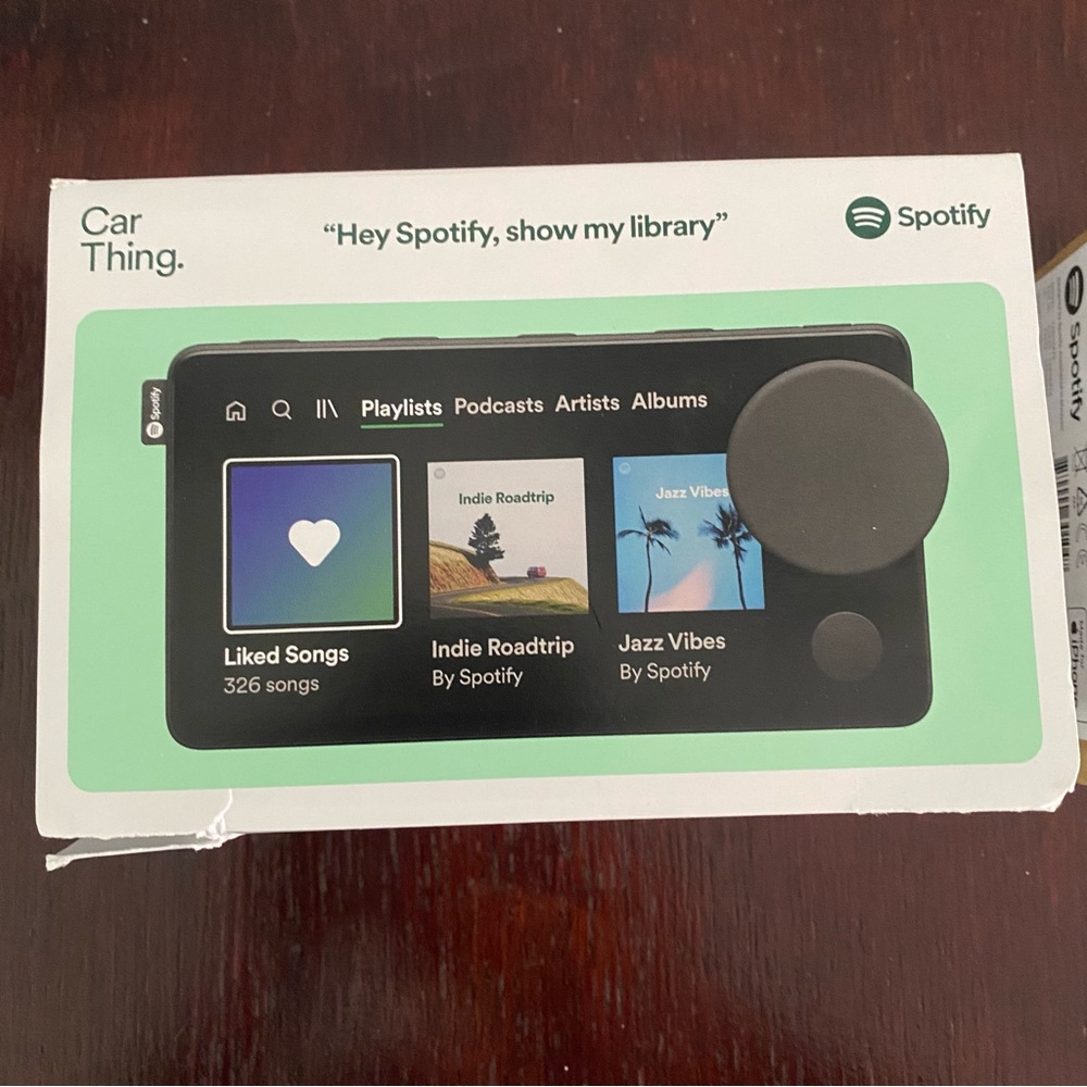 Spotify Car Thing Smart Player model yx5h6679 iPhone or android outside box tare